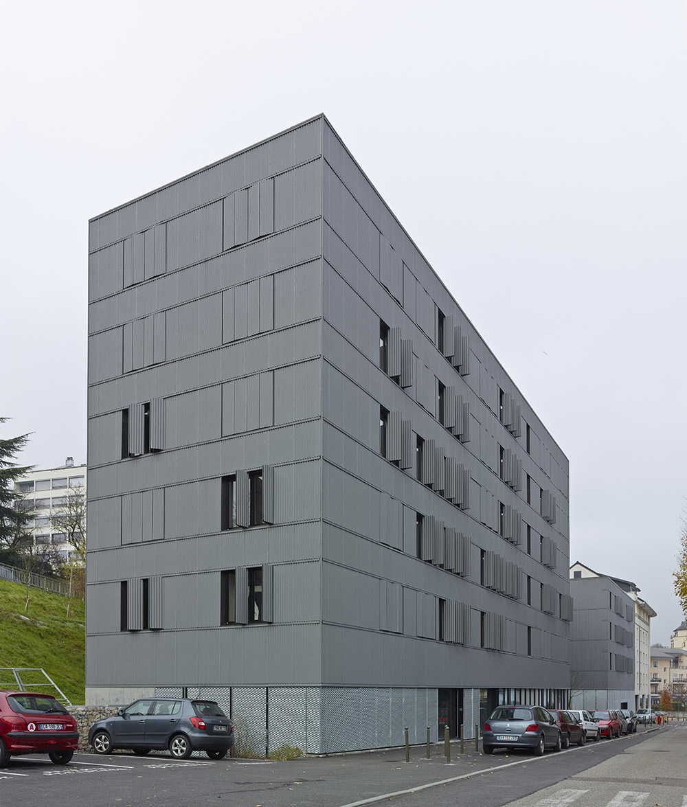 résidence internationale pour étudiants à Chambéry - 73 - angle est - Luc Boegly ©