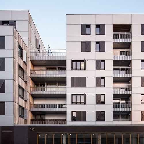 107 logements, crèche et commerces à Paris - 18ème