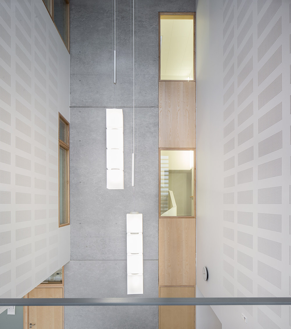Palais de Justice à Haguenau - 67 - vide sur la salle des pas perdus - photographie Luc Boegly ©