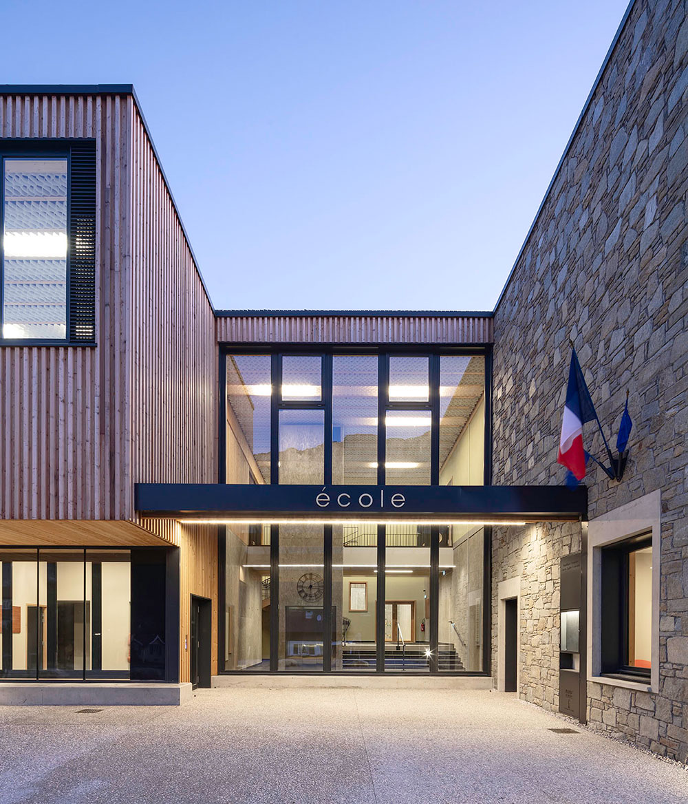 groupe scolaire, restaurant scolaire et salle communale à Alex - 74 - © Luc Boegly