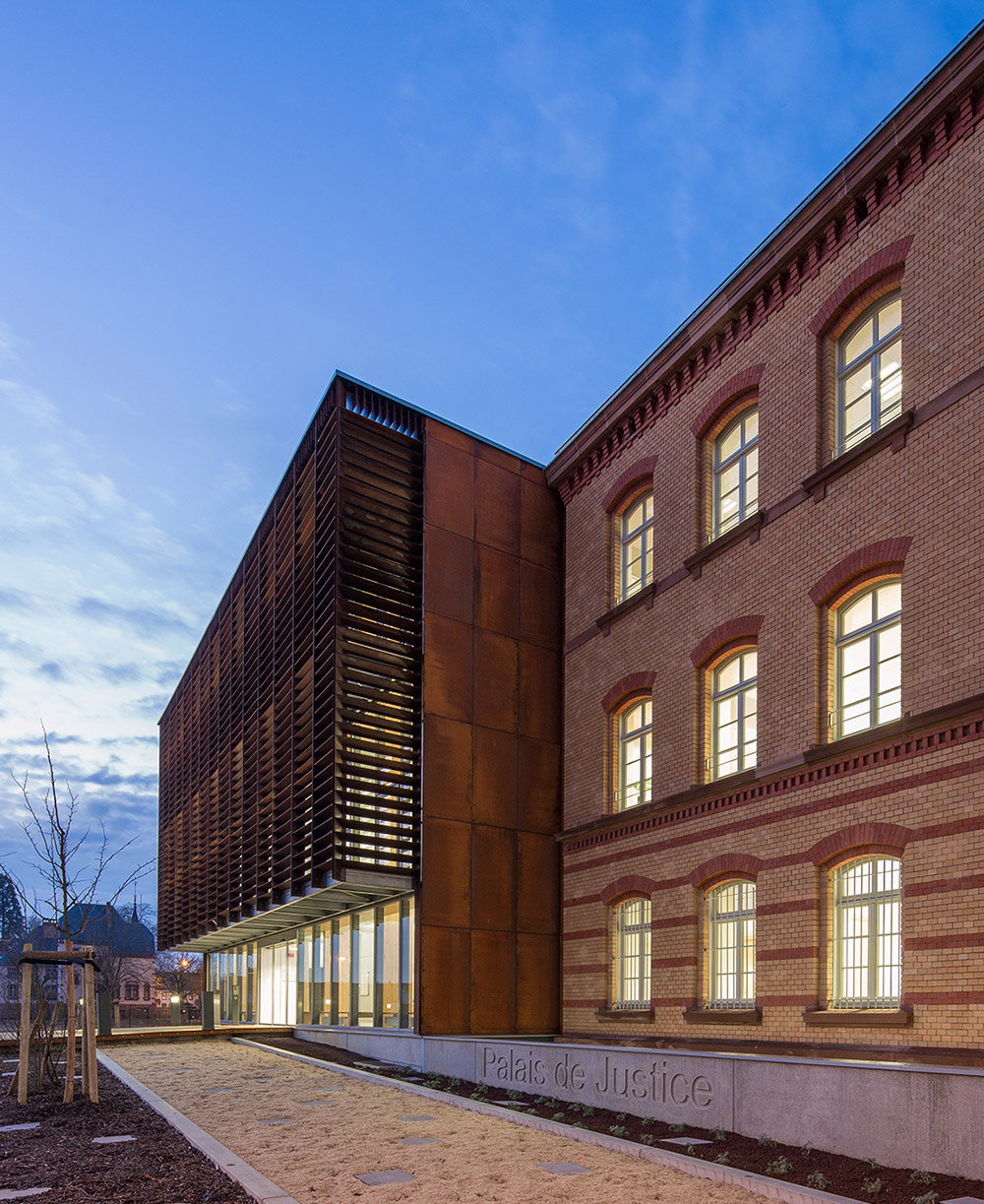 Palais de Justice à Haguenau - 67 - photographie Luc Boegly ©