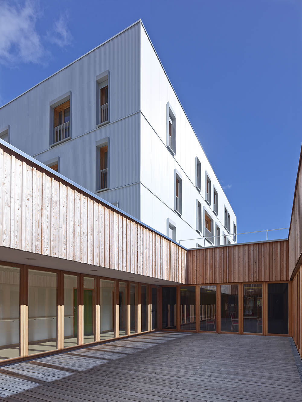 ehpad, ssr et unité Alzheimer à Modane - 73 - patio unité Alzheimer - photo Stéphane Chalmeau ©