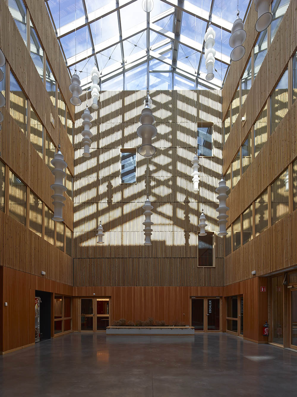 ehpad, ssr et unité Alzheimer à Modane - 73 - atrium - photo Stéphane Chalmeau ©