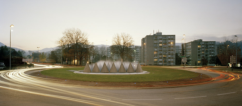 aménagement d'un rond-point à Cognin - 73 - photo Luc Boegly ©