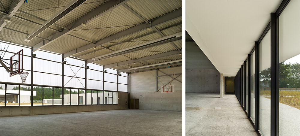 salle polyvalente, salle de sports, groupe scolaire, restauration scolaire et CLSH à Corseul - 22 - Photos Luc Boegly ©