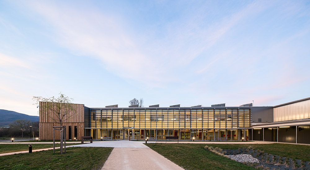 pépinière d'entreprises à Cernay - 68 - façade sud - photographie Luc Boegly ©
