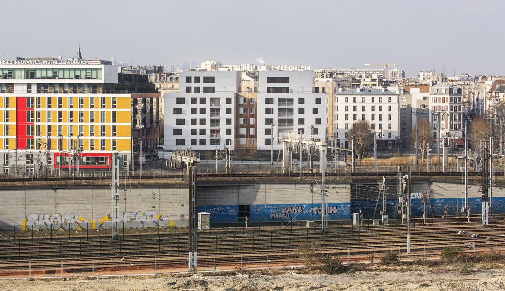 107 logements, crèche et commerces à Paris - 18ème - Photo © Luc Boegly