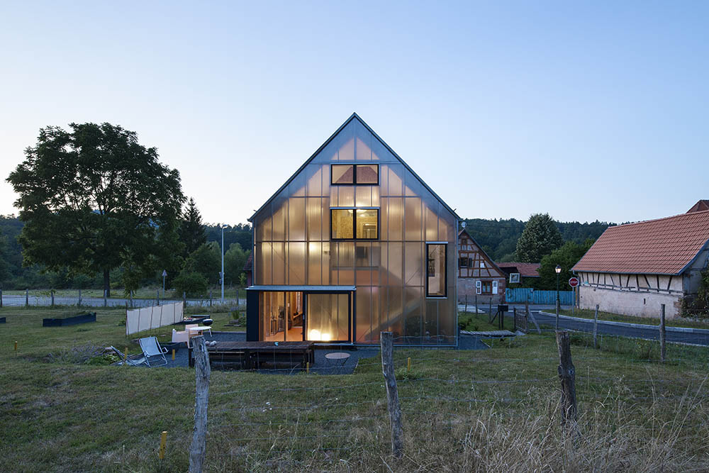 maison 440 à Sparsbach - 67 - façade sud - photo Luc Boegly ©