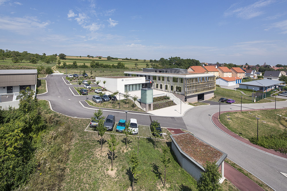 maison de pays à Hochfelden - 67 - angle sud-ouest - photo Luc Boegly ©