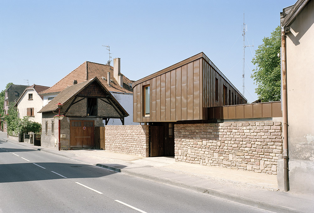 agence nunc à Eckbolsheim - 67 - façade sur rue - photo Luc Boegly ©