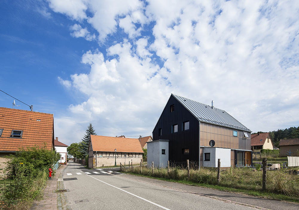 maison 440 à Sparsbach - 67 - angle nord-ouest - photo Luc Boegly ©