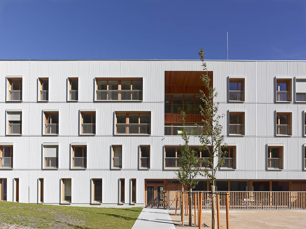 ehpad, ssr et unité Alzheimer à Modane - 73 - façade ouest - photo Stéphane Chalmeau ©