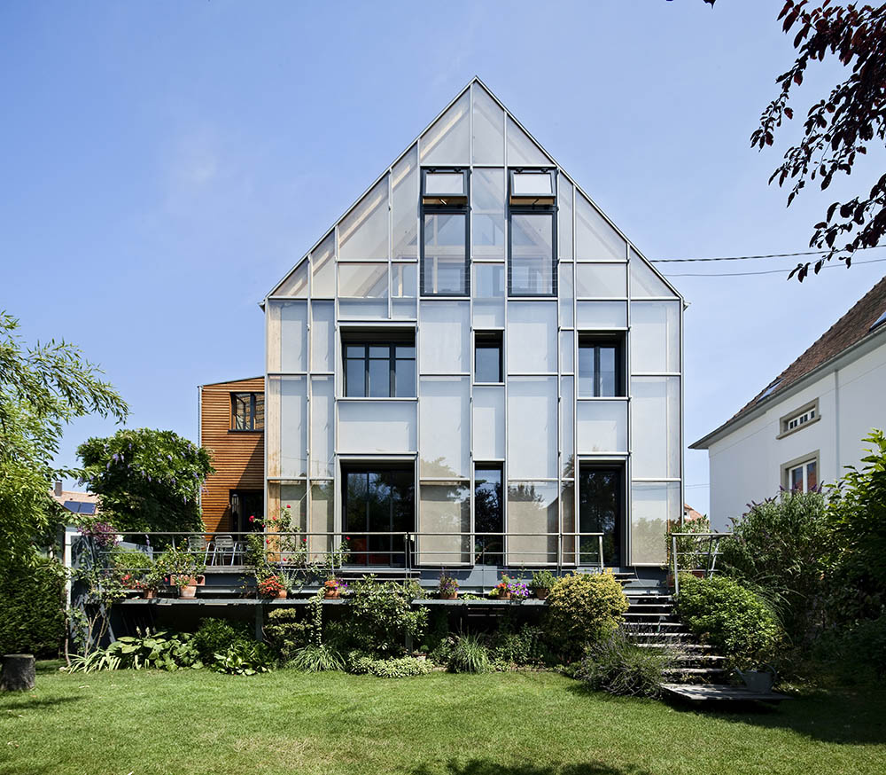 maison 366 à Eckbolsheim - 67 - façade sud - photo Luc Boegly ©