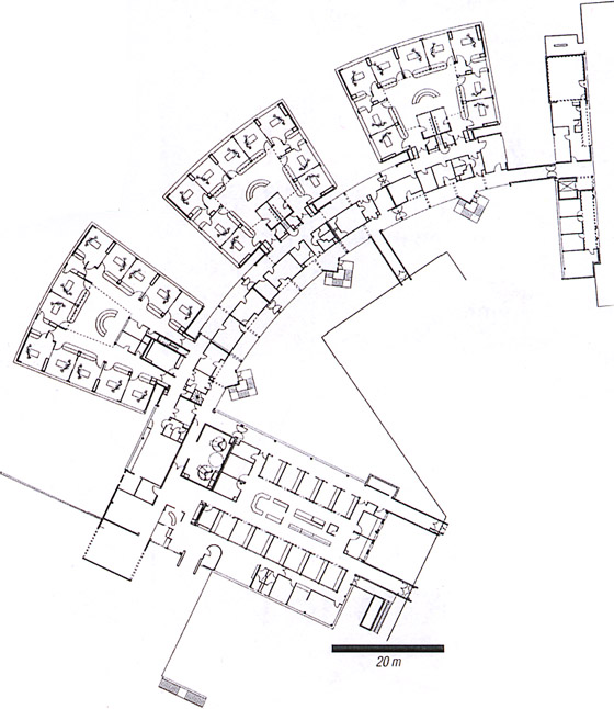 urgences et réanimation - hôpital de Hautepierre à Strasbourg - 67 - plan étage